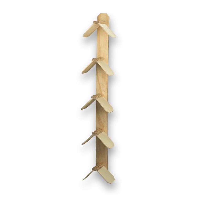 Percha de madera de 5 pisos para Palomas