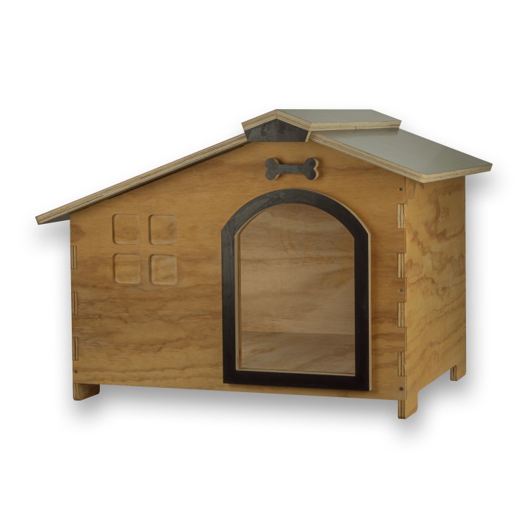 Caseta de madera Zenith Lite para perro