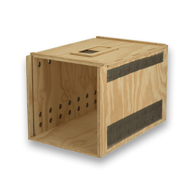 Transportín de madera Air Export Calm 60 para Aves Rapaces