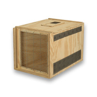 Transportín de madera Air Export Calm 60 con divisor para Aves Rapaces