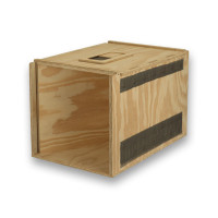 Transportín de madera Air Export Calm 60 con divisor para Aves Rapaces