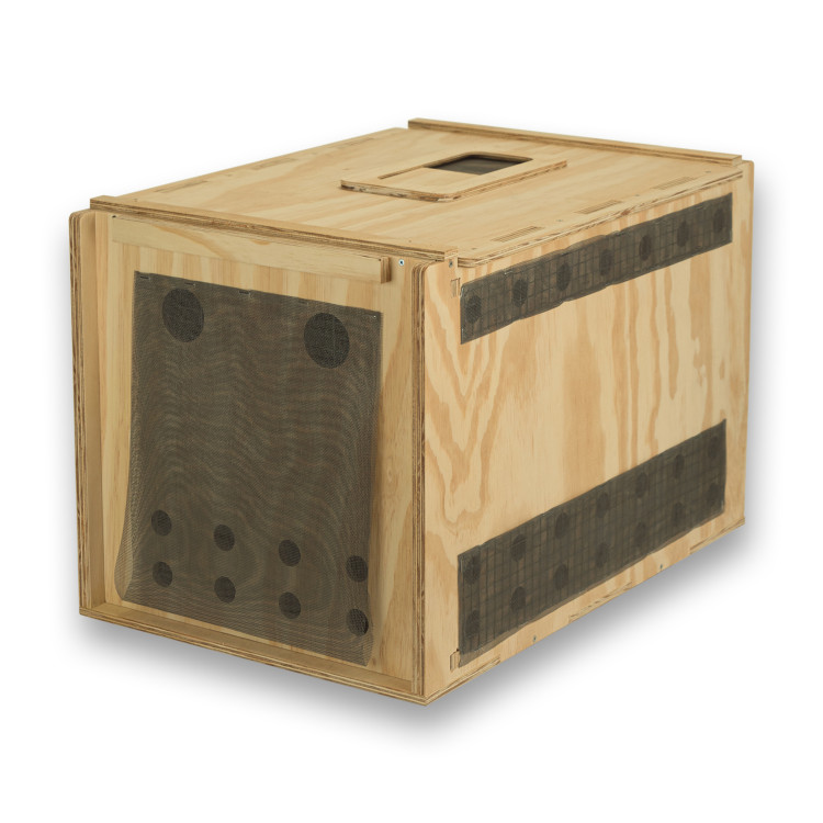 Transportín de madera Air Export Calm 75 para Aves Rapaces