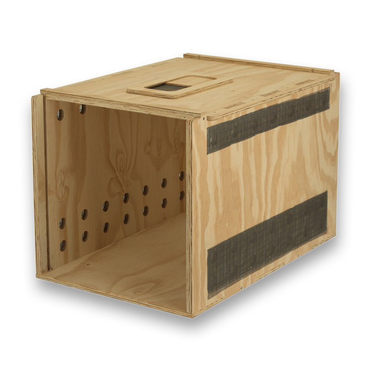 Transportín de madera Air Export Calm 75 para Aves Rapaces