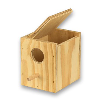 Nido de madera para Exóticos