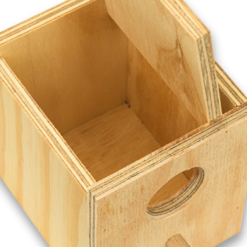 Nido de madera para Exóticos
