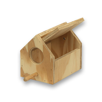 Nido de madera capilla para Exóticos