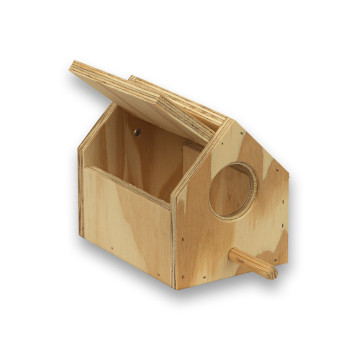 Nido de madera capilla para Exóticos