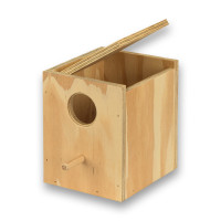 Nido de madera vertical para Periquitos
