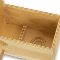 Nido de madera horizontal para Periquitos Ingleses