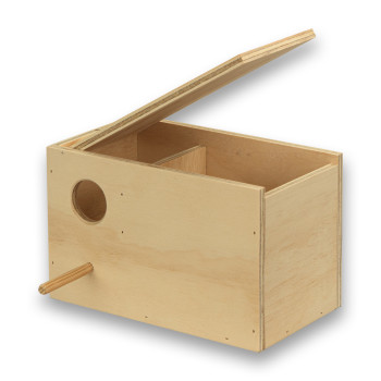 Nido de madera para Forpus