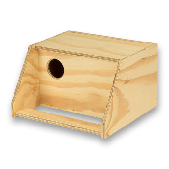 Nido de madera interior para Agapornis