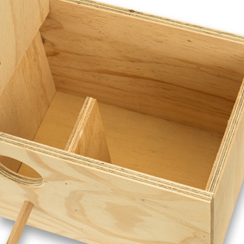 Nido de madera para Periquito Barrado
