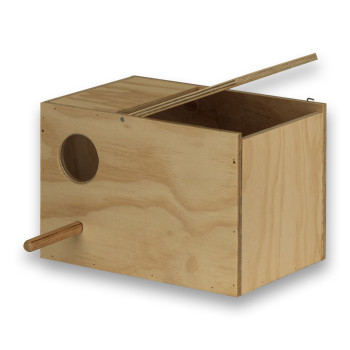 Nido de madera horizontal para Ninfas