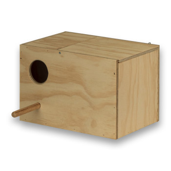 Nido de madera horizontal para Ninfas