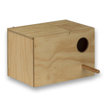 Nido de madera horizontal para Ninfas