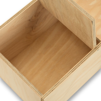Nido de madera horizontal para Ninfas