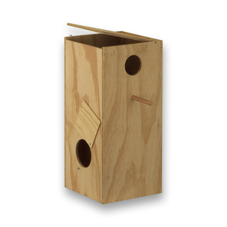 Nido de madera especial para Rosellas y Ring Necks