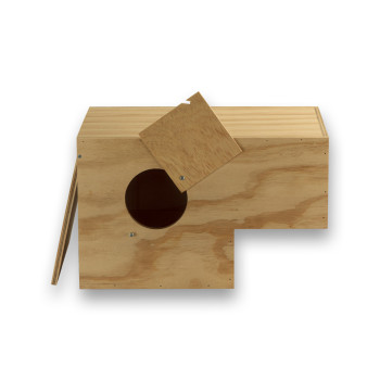 Nido de madera modelo 1 para Loris