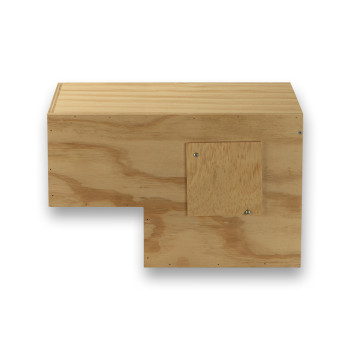 Nido de madera modelo 1 para Loris