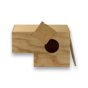 Nido de madera modelo 1 para Loris