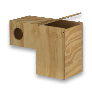 Nido de madera modelo 2 para Loris