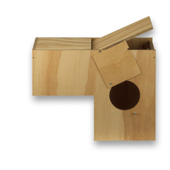 Nido de madera modelo 2 para Loris