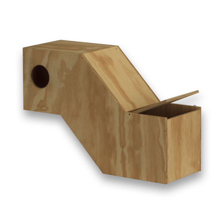 Nido de madera modelo 3 para Loris