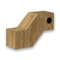 Nido de madera modelo 3 para Loris