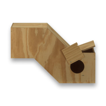 Nido de madera modelo 3 para Loris