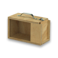 Tapa para Transportín de madera Pluma con 5 departamentos para pájaros medios
