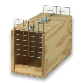Transportín de madera Avi con 1 departamento para pájaros grandes