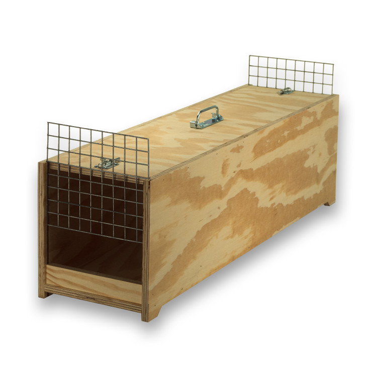 Transportín de madera Avi con 1 departamento para Guacamayos