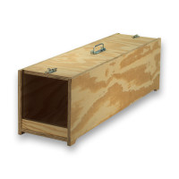 Transportín de madera Avi con 1 departamento para Guacamayos