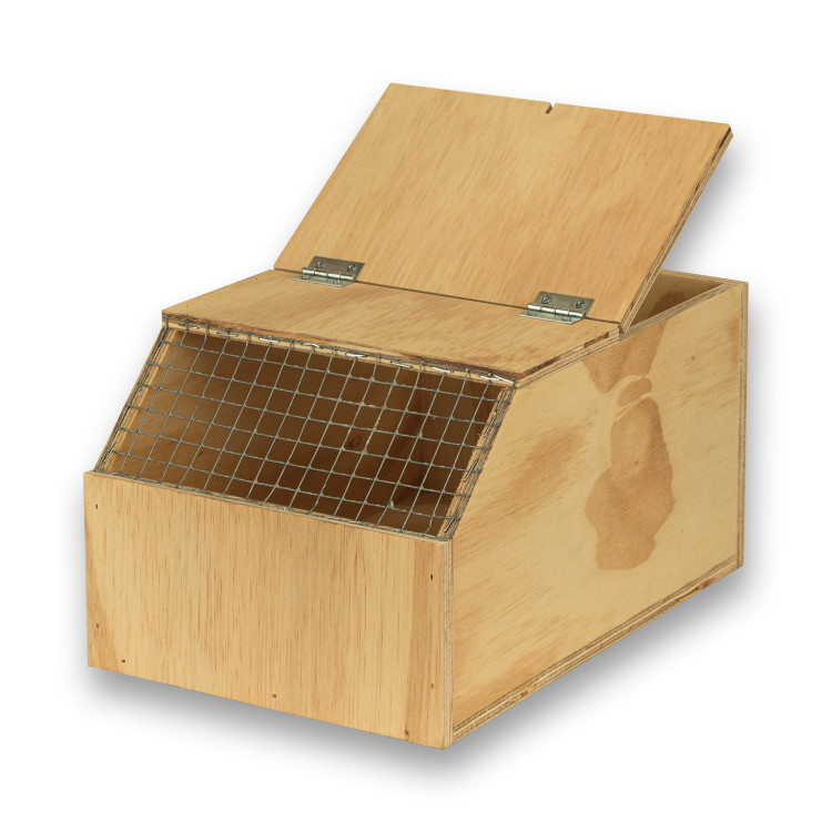 Transportín de madera Eco para pájaros medios