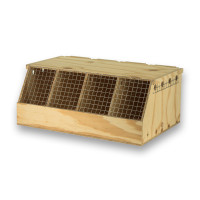 Transportín de madera Air Export con 5 departamentos para Loros