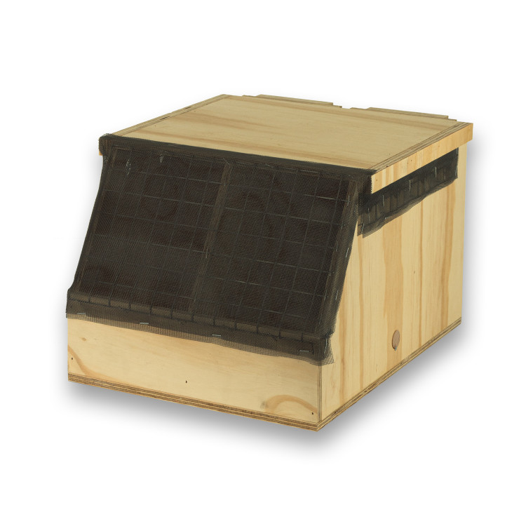 Transportín de madera Air Export Calm con 2 departamentos para Loros