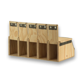 Transportín de madera Air Export Calm con 5 departamentos para Loros