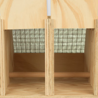 Transportín de madera Air Export Calm con 4 departamentos para Loros