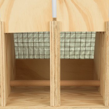 Transportín de madera Air Export Calm con 2 departamentos para Loros