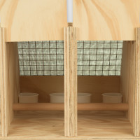 Transportín de madera Air Export Calm con 2 departamentos para Loros
