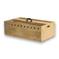 Transportín de madera Prestige con 2 departamentos para Palomas
