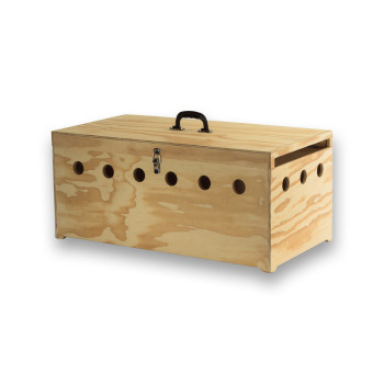 Transportín de madera Prestige con 6 departamentos para Palomas