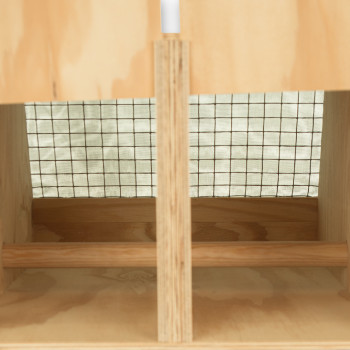 Transportín de madera Air Export Calm con 2 departamentos para Guacamayos