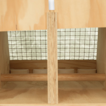 Transportín de madera Air Export Calm con 2 departamentos para Guacamayos