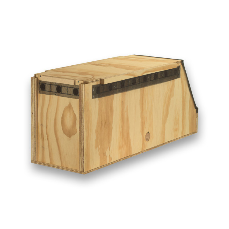 Transportín de madera Air Export Calm con 1 departamento para Guacamayos