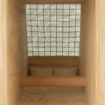 Transportín de madera Air Export Calm con 1 departamento para Guacamayos