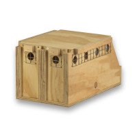 Transportín de madera Air Export con 2 departamentos para Ring Necks