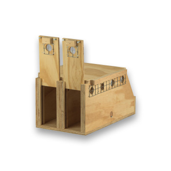 Transportín de madera Air Export con 2 departamentos para Ring Necks