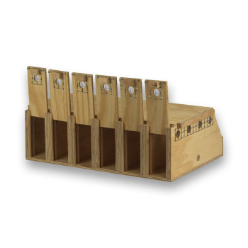 Transportín de madera Air Export con 6 departamentos para Ring Necks
