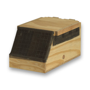 Transportín de madera Air Export Calm con 2 departamentos para Ring Necks